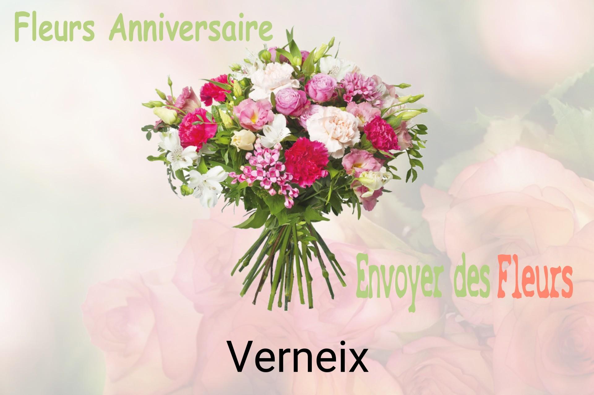 Bouquet de fleurs d’anniversaire livré à Verneix